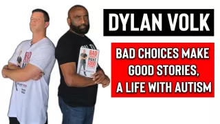 Dylan poses with Jesse Lee Peterson at The Fallen State studio