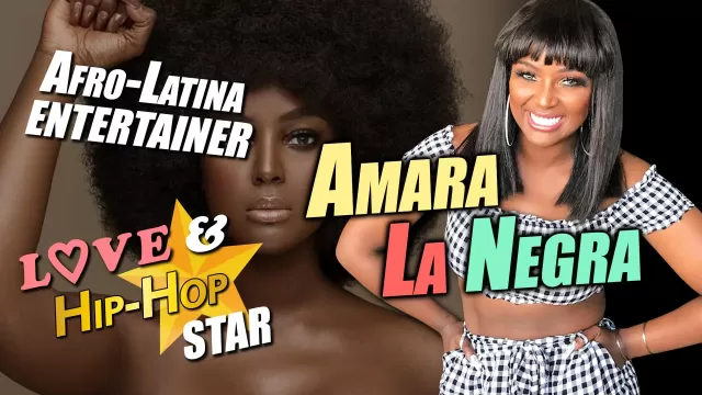 Amara La Negra poses at The Fallen State studio