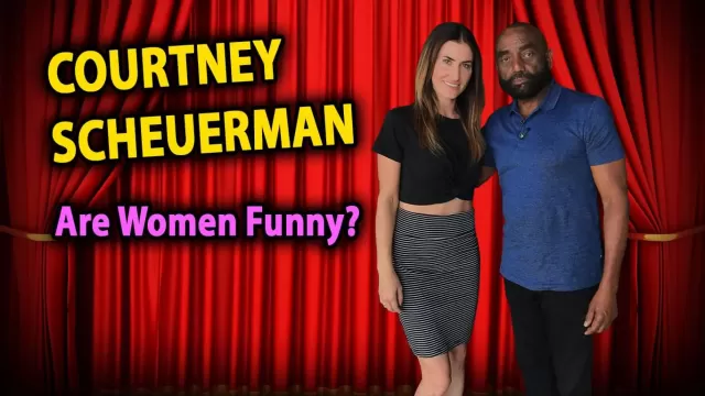 Courtney Scheuerman and Jesse Lee Peterson pose at The Fallen State studio