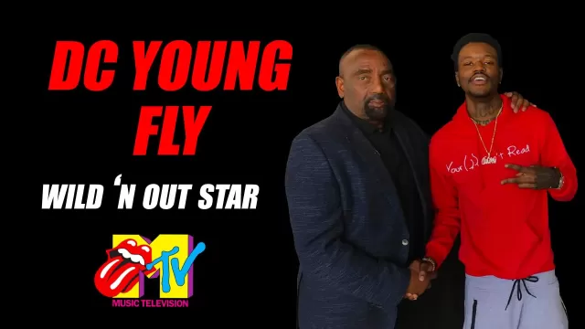 DC Young Fly poses with Jesse Lee Peterson at The Fallen State studio.