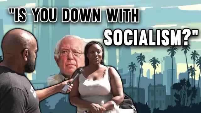 Jesse Lee Peterson interviews on the streets of Los Angeles