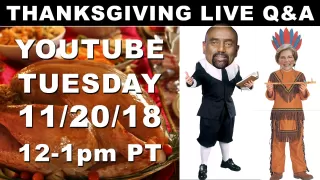 Jesse Lee Peterson Pre-Thanksgiving YouTube Live Image