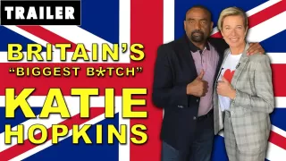 Host Jesse Lee Peterson poses with Guest Katie Hopkins