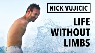 Nick Vujicic surfing